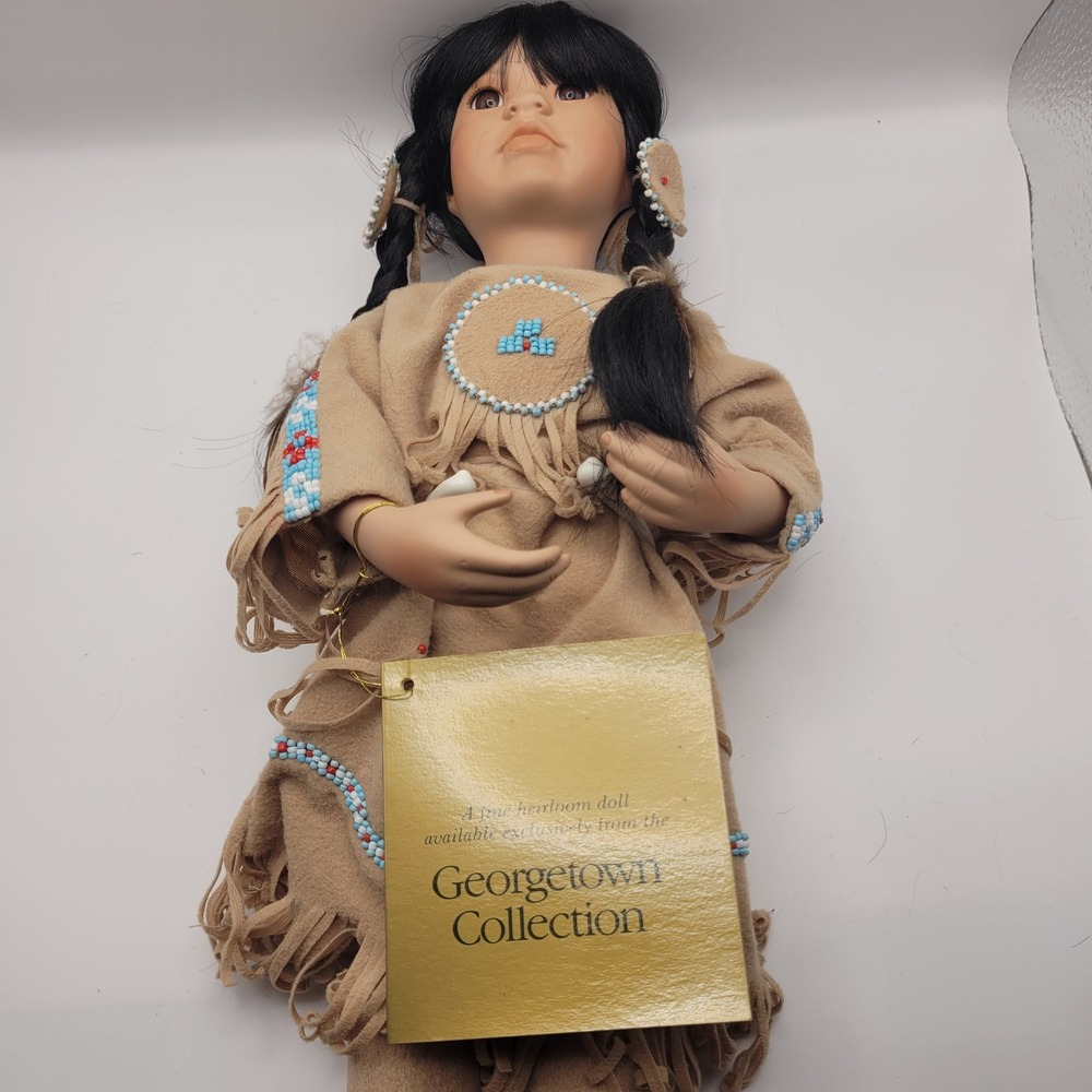 Georgetown Collection Many Stars Porcelain Doll Linda Mason American Diary 1992